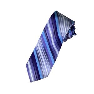 Used Purple Striped Van Heusen Necktie